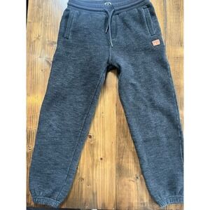 Billabong Mens Fleece Jogger Sweatpants Charcoal Gray Heather L